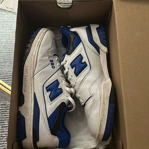 New Balance 550 - Size 11 M - White/Blue/Black